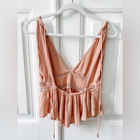 🌊🌸 Dusty Mauve Free People Beachy Top 🌊🌸 - Picture 2 of 6